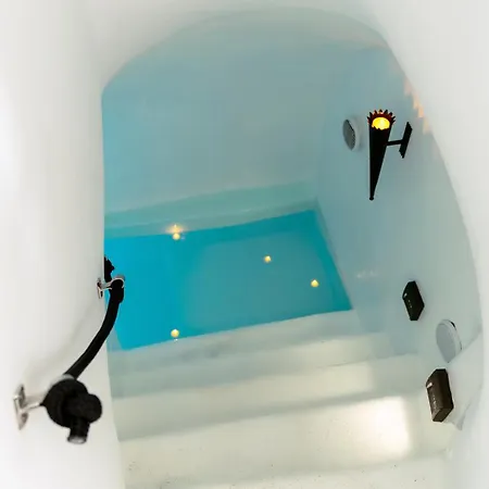 Blue Cave Oasis With Underground Jacuzzi Megalochori (Santorini)
